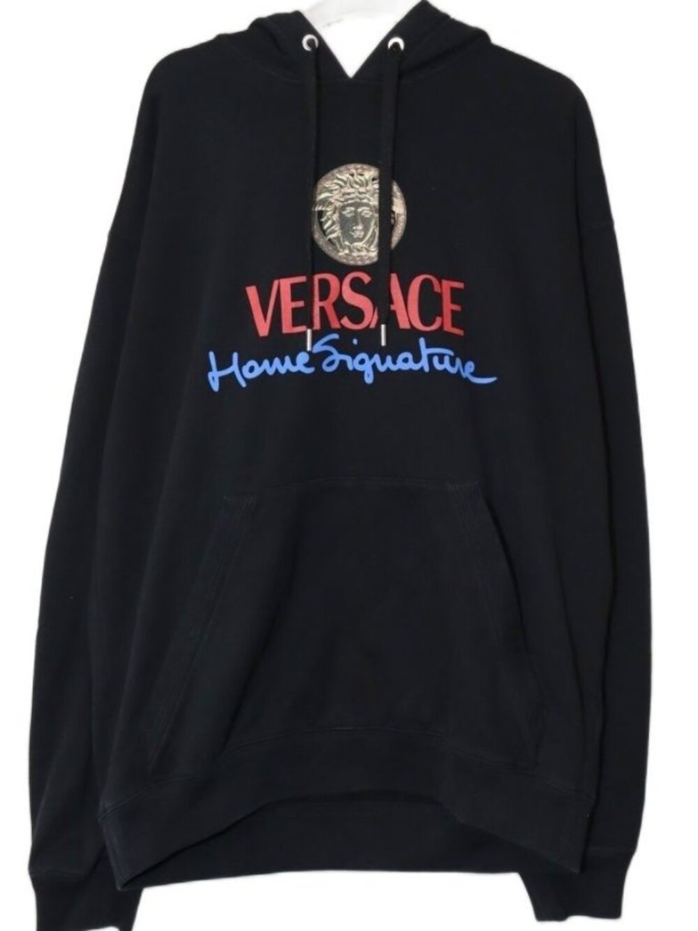Versace Signature Hoodie Black Medusa Logo S